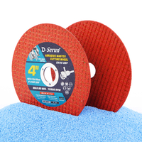 China Factory 4 Inch red Abrasive sharp Cut-off Wheel with Polishing for Metal/Stainless