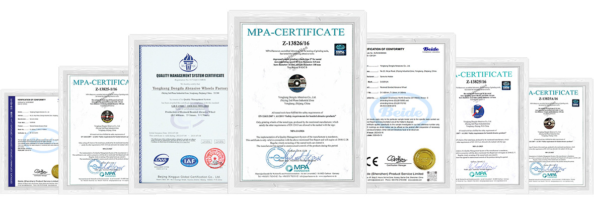 certificate of cutting machine